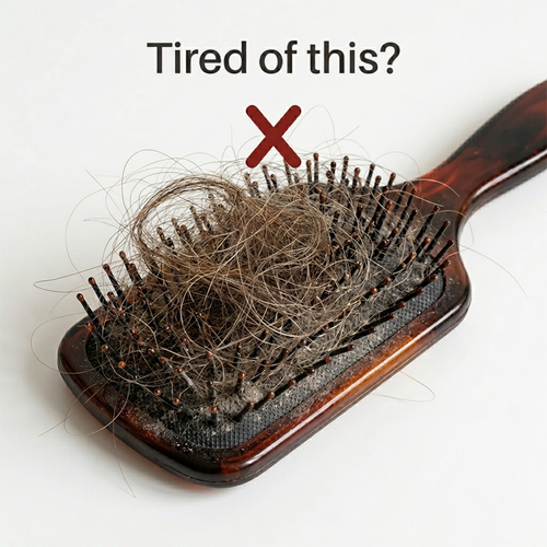 Self-Cleaning Hair Brush - Cleans in 2 Seconds