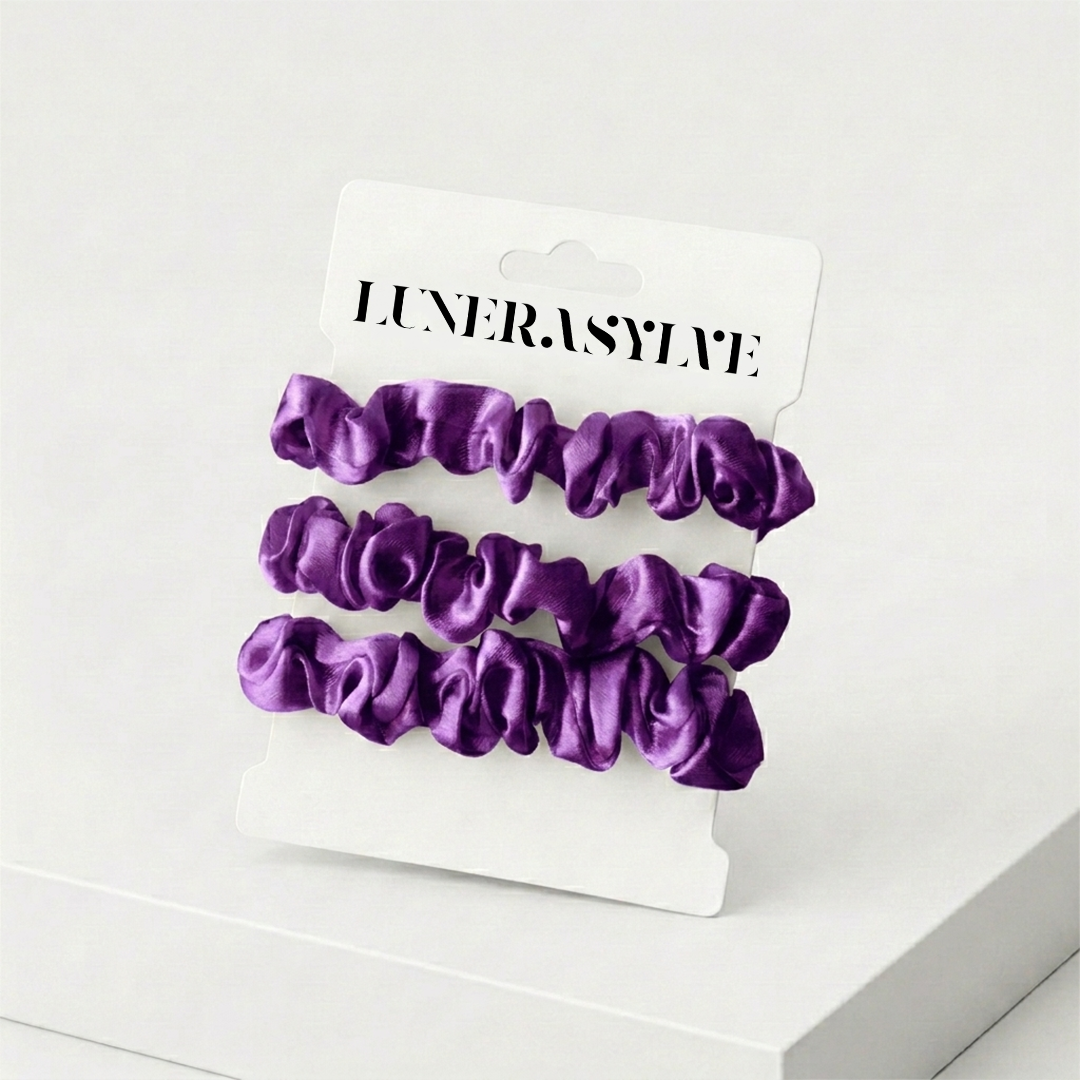 Silk Scrunchie Set - Gentle, No-Damage Hair Ties