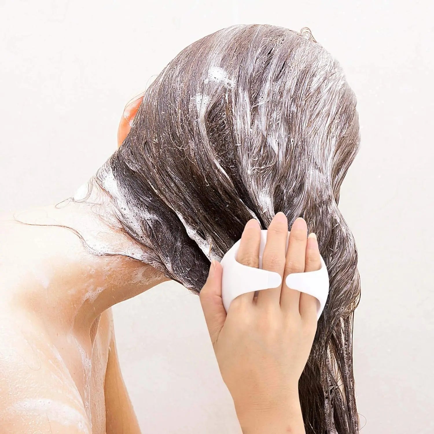 Scalp Massage Brush - Silicone Shampoo Brush for Hair Growth & Dandruff Care