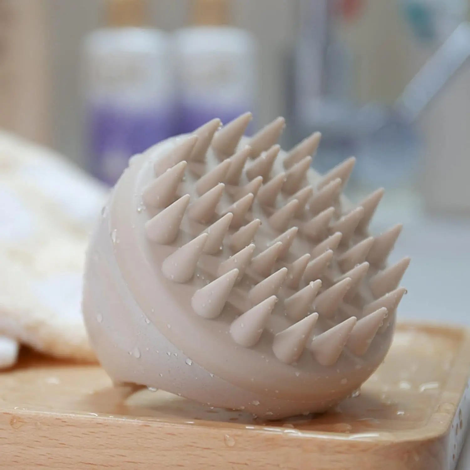 Scalp Massage Brush - Silicone Shampoo Brush for Hair Growth & Dandruff Care