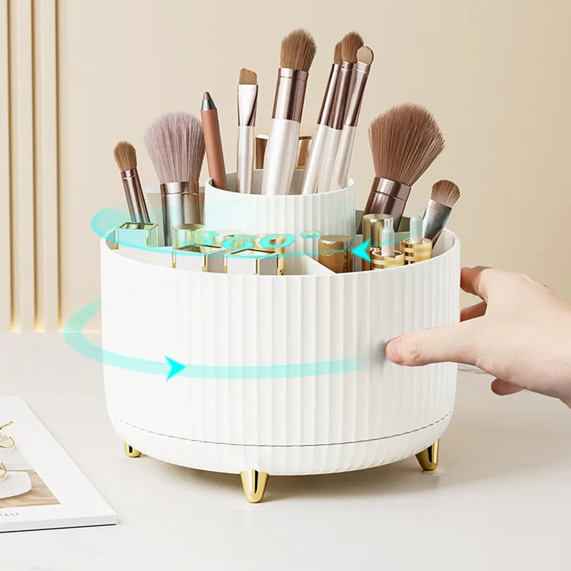 Makeup Cosmetic Organizer - Multi-Compartment Storage for Skincare & Beauty Tools