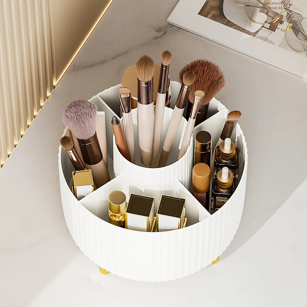 Makeup Cosmetic Organizer - Multi-Compartment Storage for Skincare & Beauty Tools
