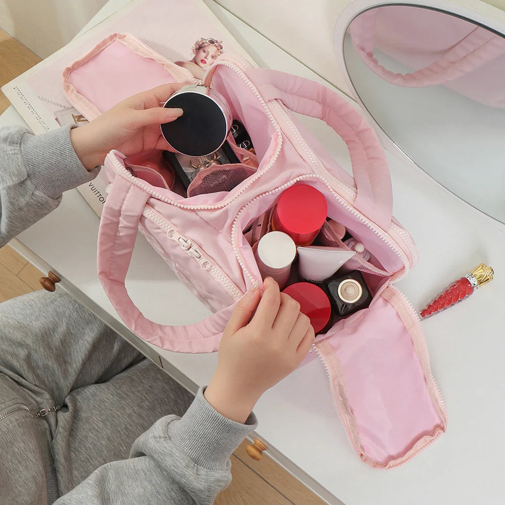 Beauty Travel Bag - Waterproof Makeup & Toiletry Organizer Case