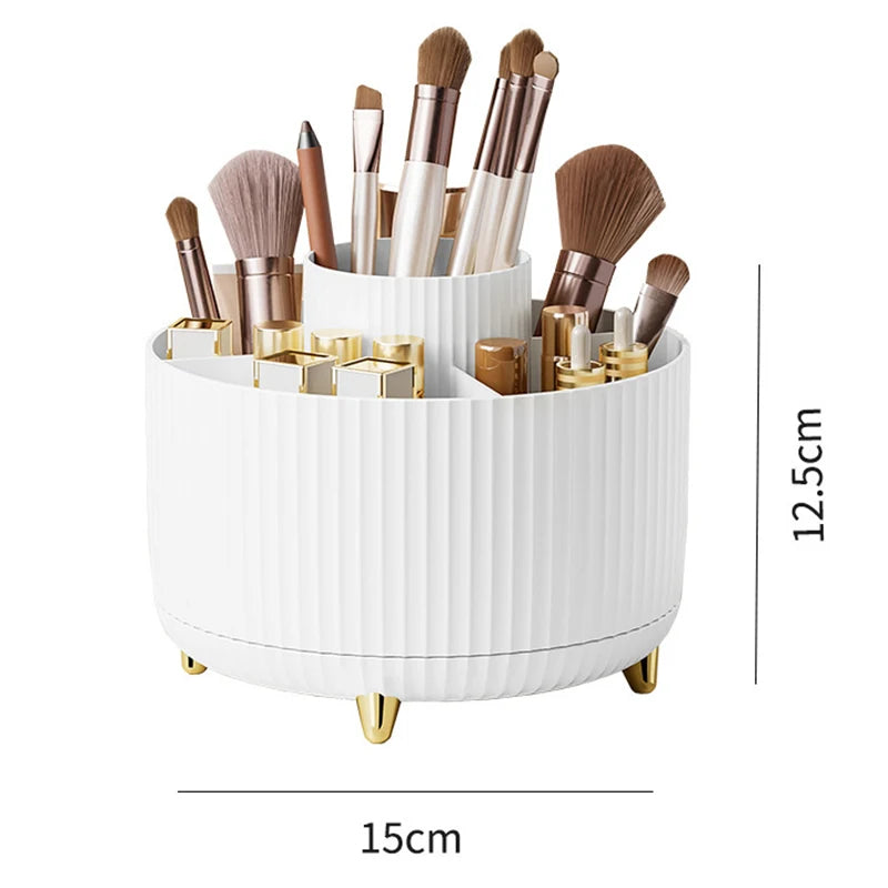 Makeup Cosmetic Organizer - Multi-Compartment Storage for Skincare & Beauty Tools