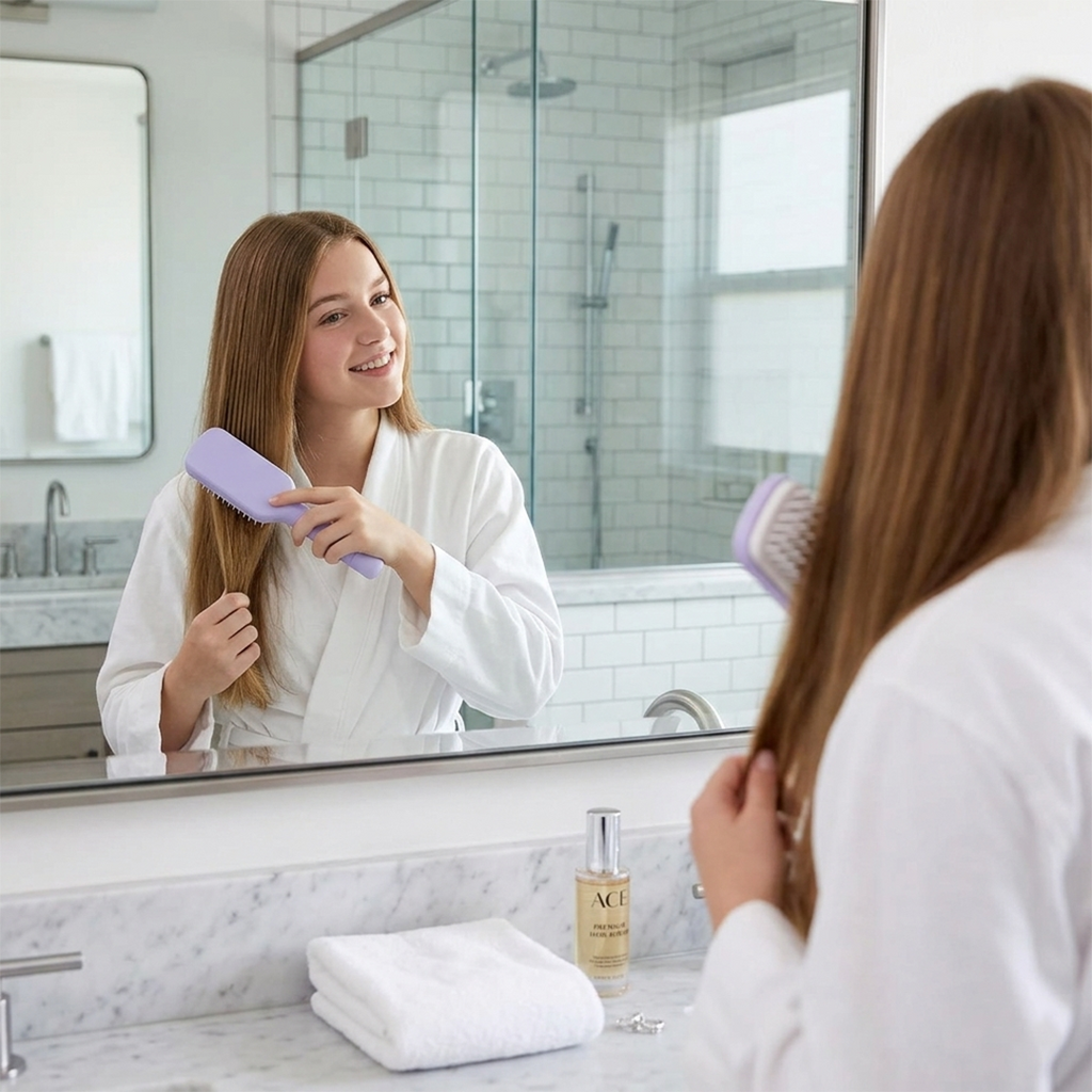 Self-Cleaning Hair Brush - Detangling Brush That Cleans Hair in Seconds