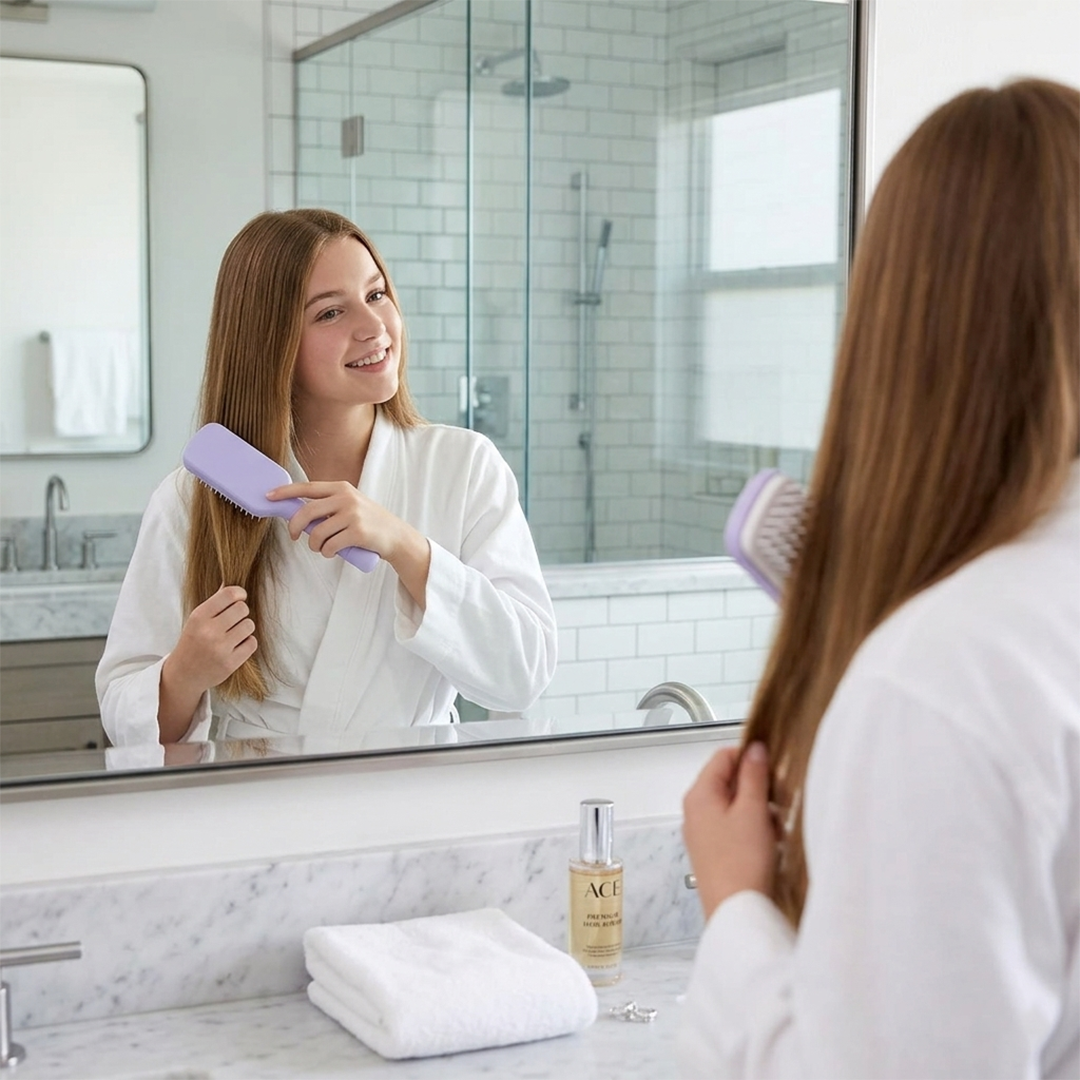 Self-Cleaning Hair Brush - Detangling Brush That Cleans Hair in Seconds