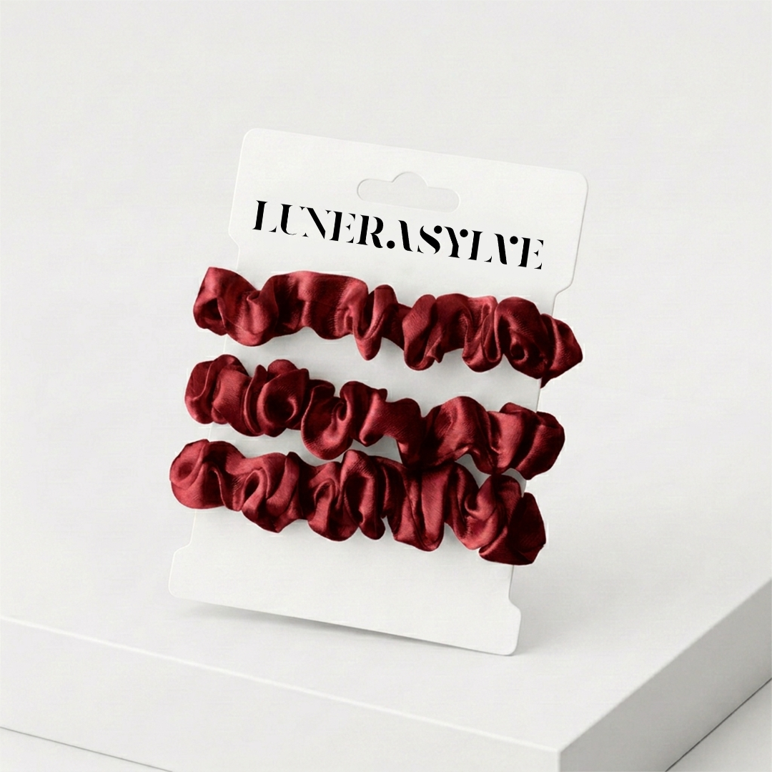 Silk Scrunchie Set - Gentle, No-Damage Hair Ties