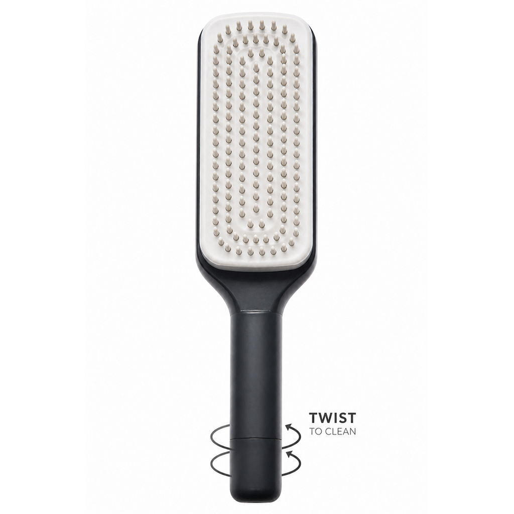 Self-Cleaning Hair Brush - Detangling Brush That Cleans Hair in Seconds