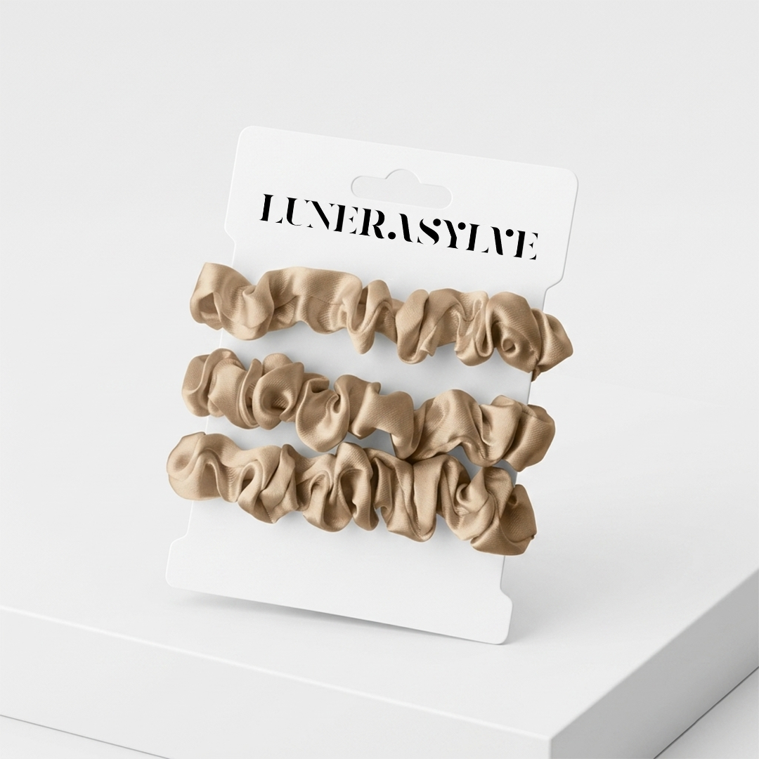 Silk Scrunchie Set - Gentle, No-Damage Hair Ties
