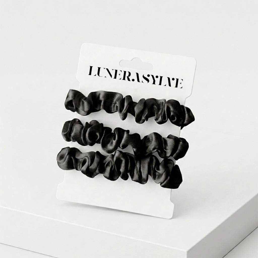 Silk Scrunchie Set - Gentle, No-Damage Hair Ties