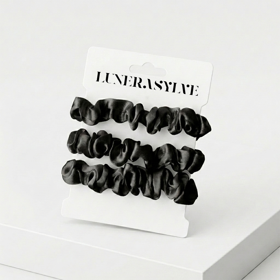 Silk Scrunchie Set - Gentle, No-Damage Hair Ties