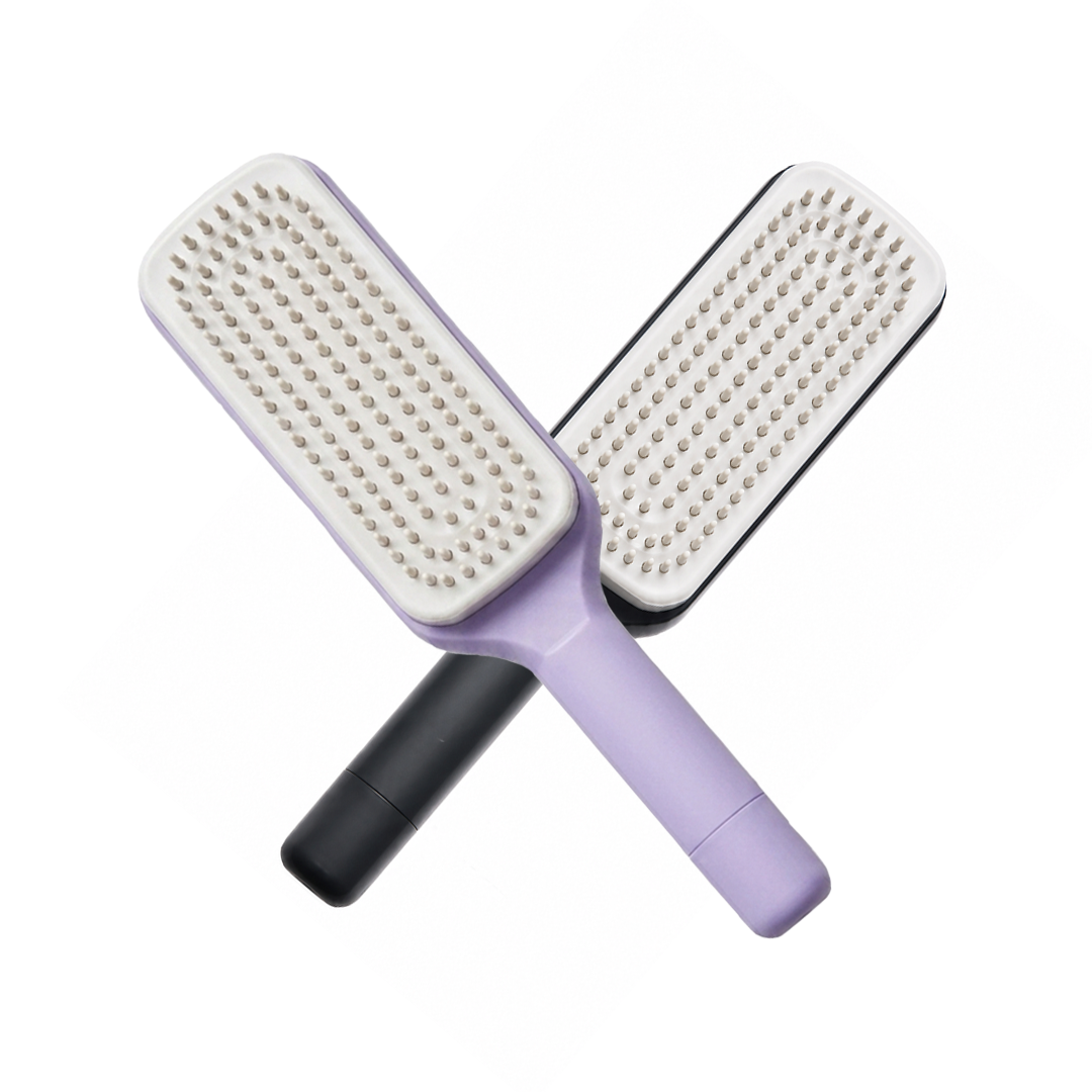 Self-Cleaning Hair Brush - Cleans in 2 Seconds