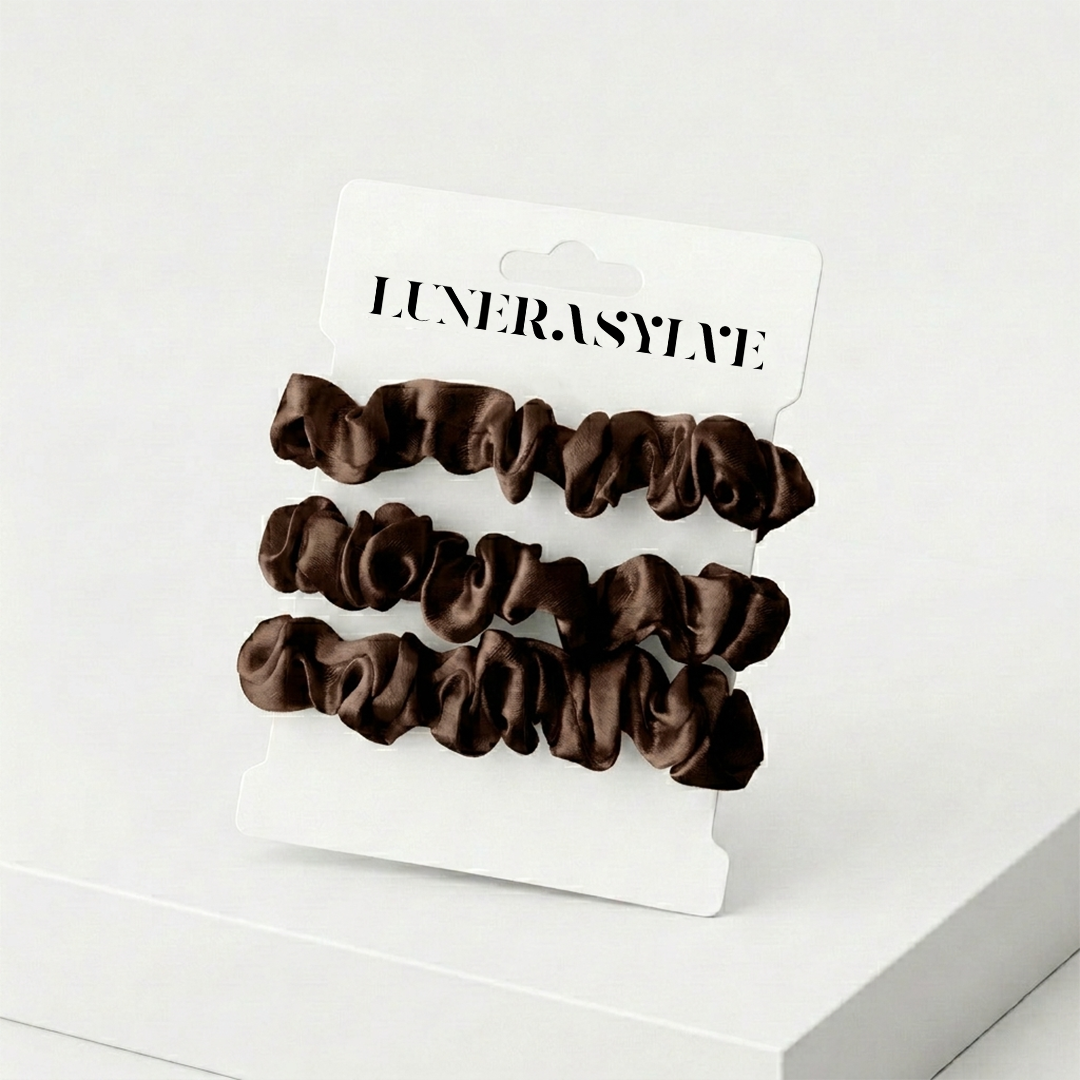 Silk Scrunchie Set - Gentle, No-Damage Hair Ties