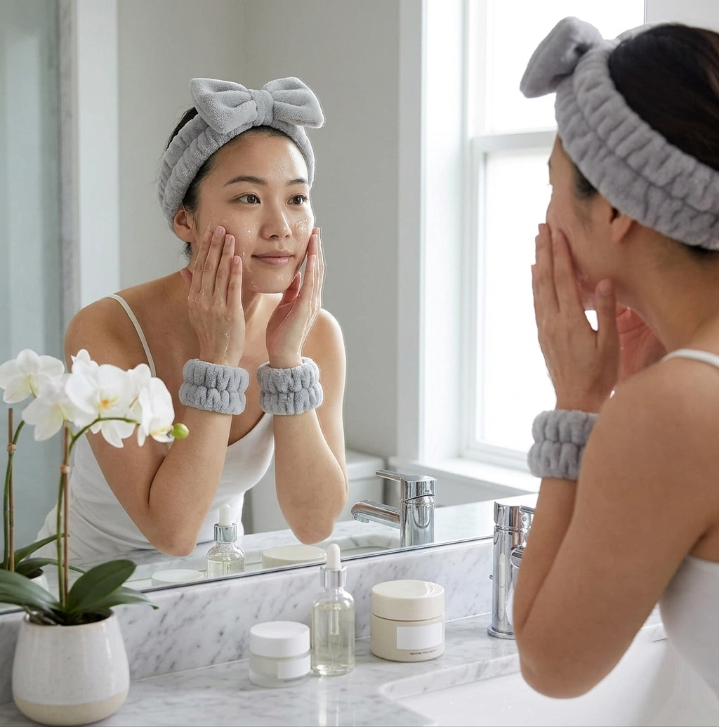 Makeup Headband - Soft Spa Headband for Skincare & Makeup Routine
