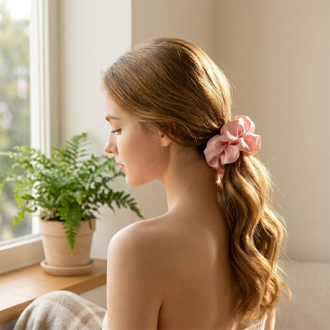 Silk Scrunchie Set - Gentle, No-Damage Hair Ties
