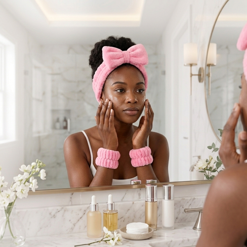 Makeup Headband - Soft Spa Headband for Skincare & Makeup Routine