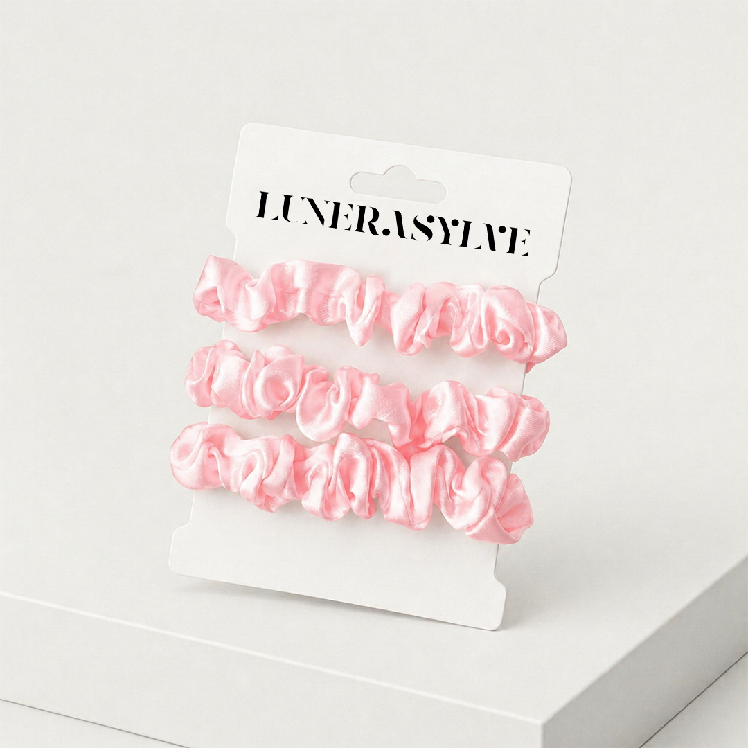 Silk Scrunchie Set - Gentle, No-Damage Hair Ties