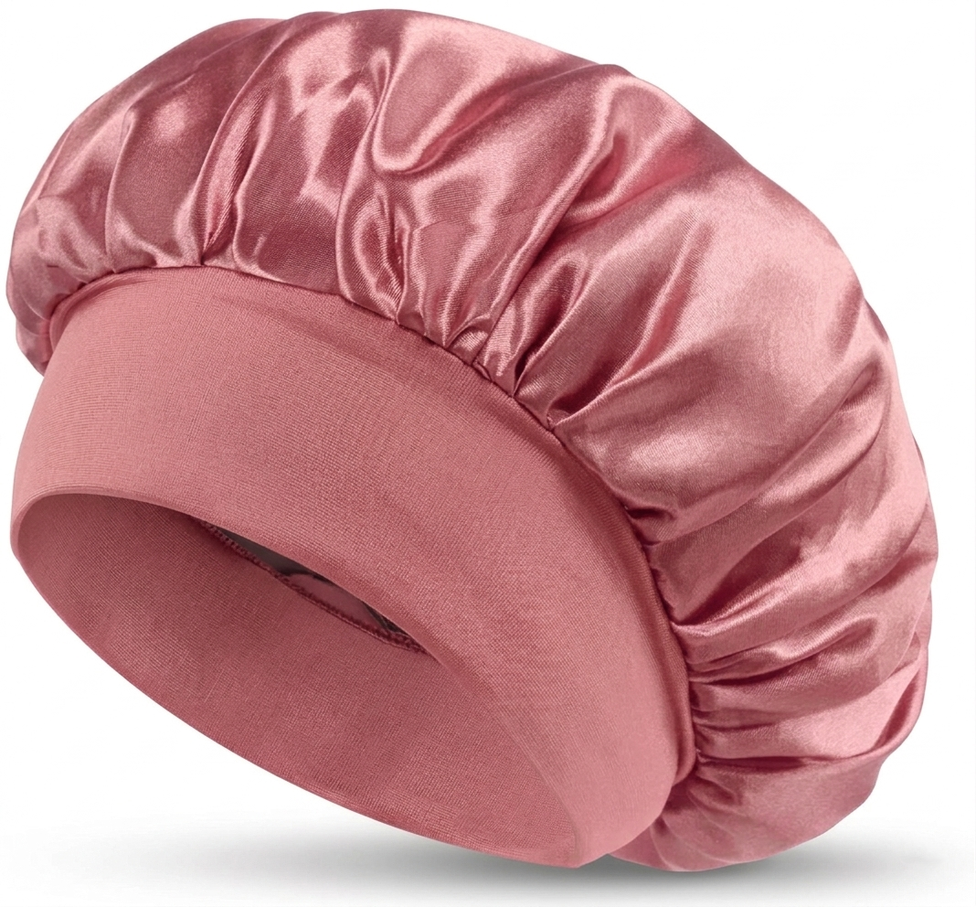 Satin Sleep Bonnet - Anti-Frizz Hair Protection Night Cap for Sleeping