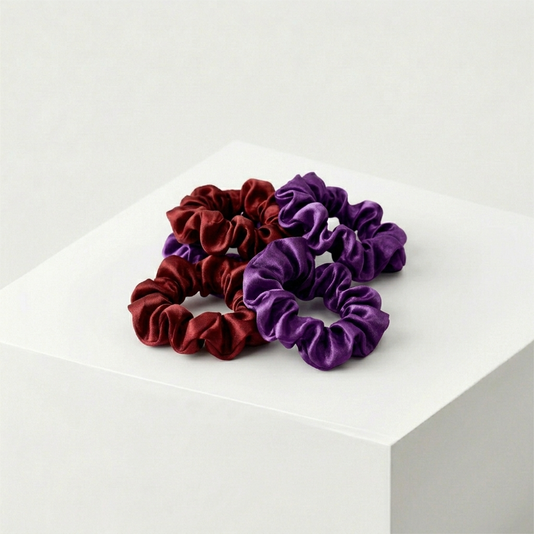 Silk Scrunchie Set - Gentle, No-Damage Hair Ties